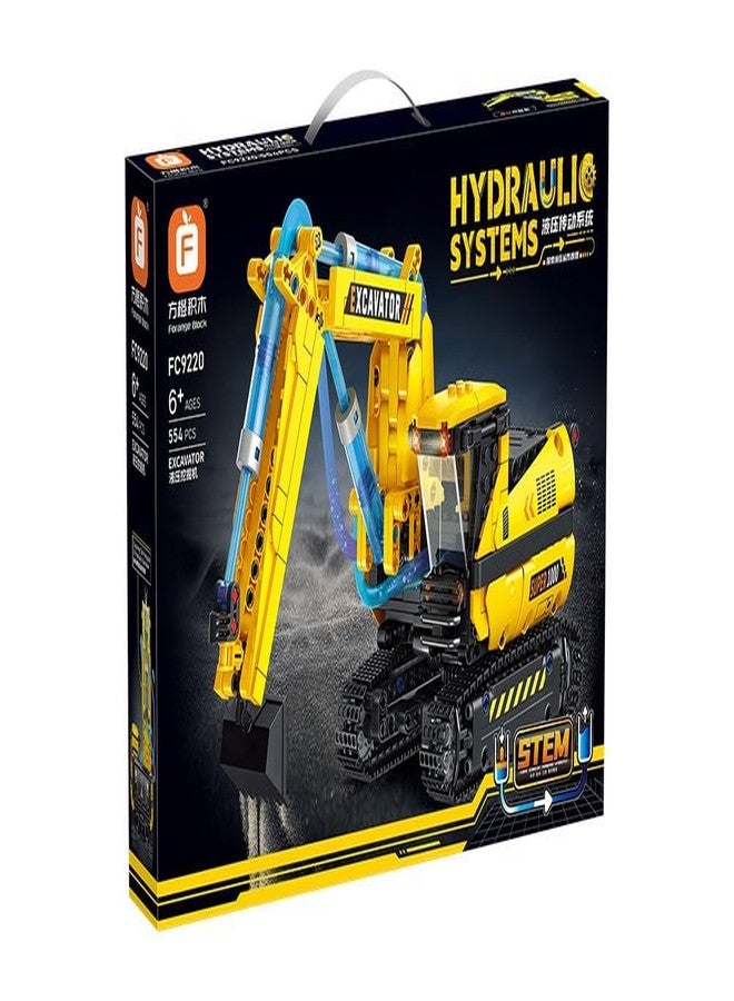 Babelly Latest & New Heavy Duty Toy Excavator for Kids Realistic Construction Truck with 360 Rotation, Moveable Arm & Lights Durable Construction Vehicle Toy for Boys & Girls Ages 3+ - Image 2